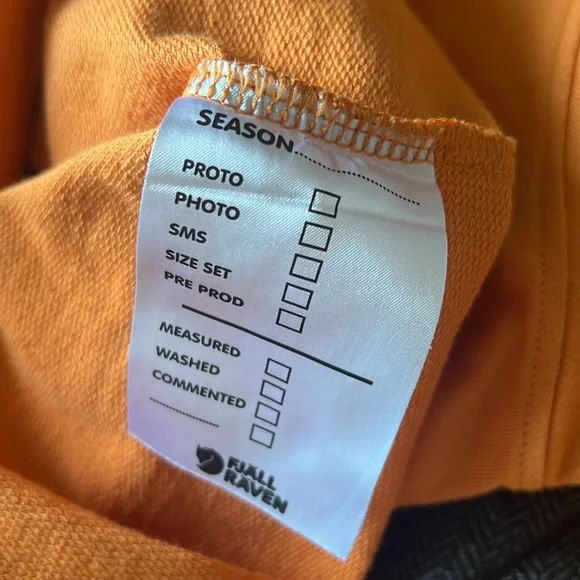 Fjallraven Orange Sweatshirt - Picture 9 of 10